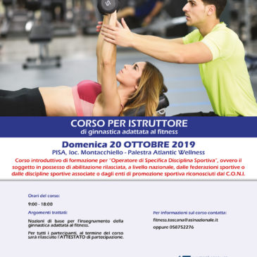 CORSO PER ISTRUTTORE – PISA